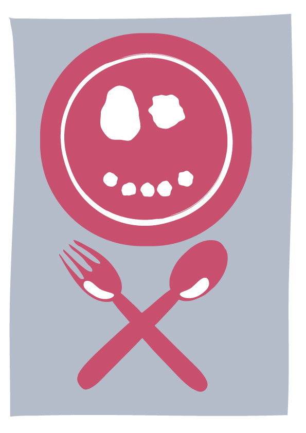 Food face.